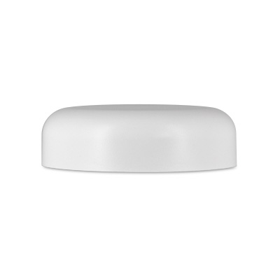 ROUNDED EDGE CHILD RESISTANT CLOSURE FOIL LINED - MATTE WHITE CAPS