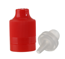 ELIQUID CHILD RESISTANT AND TAMPER EVIDENT OVERCAP - RED WITH LONG TIP PLUG CAPS