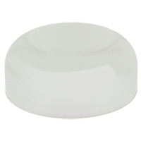 CHILD RESISTANT - METALLIZED DOME CLOSURES - PE LINED - SILVER CAPS